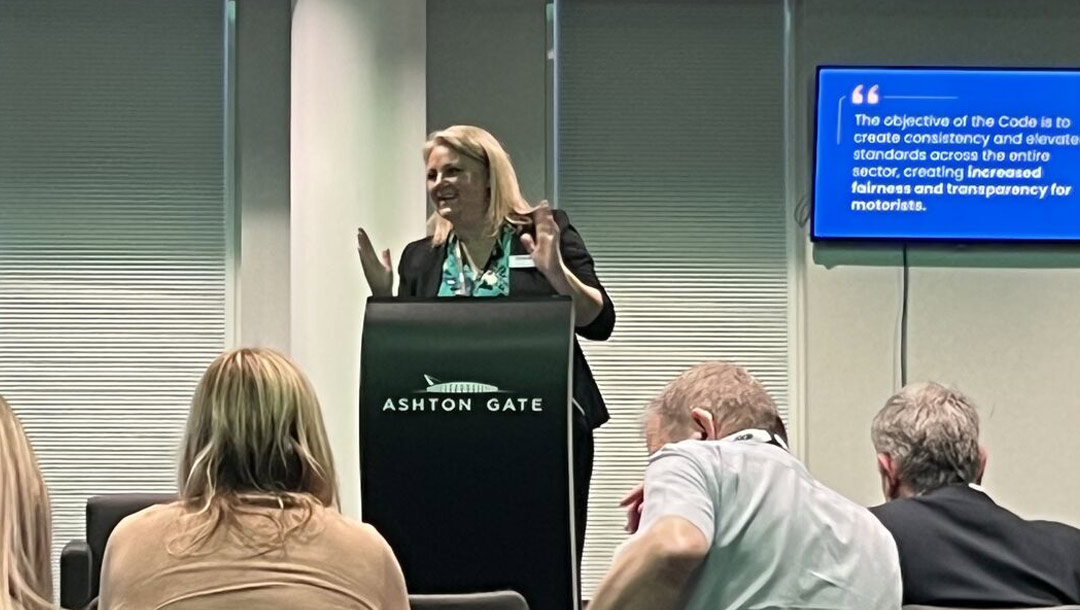 Hannah Fuller of Unity5 presenting at BPA Live Bristol 2025