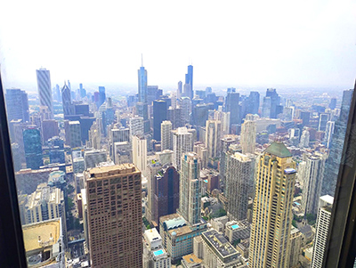Chicago city skyline