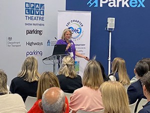 Women In Parking session at Parkex 2025 with Hannah Fuller 