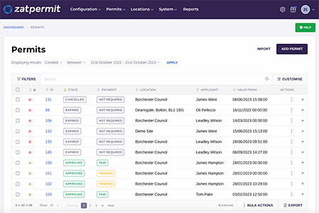 Hammersmith & Fulham council use Zatpermit software