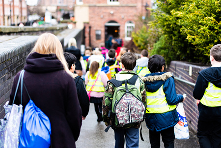 Walking School Bus, UK